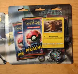 Detective Pikachu Case File Sealed 2019 Pokemon TCG Some Wear - Image 2