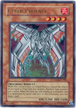 Cyber Phoenix - DR04-EN189 - Ultra Rare - Unlimited Edition NM Yugioh Dark Revel - Image 1