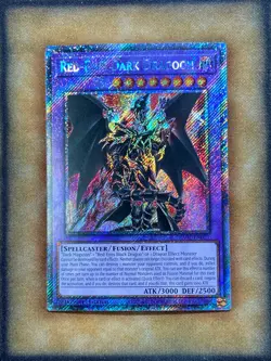 Yugioh Red-Eyes Dark Dragoon RA02-EN021 Platinum Secret Rare 1st Ed NM - Image 1