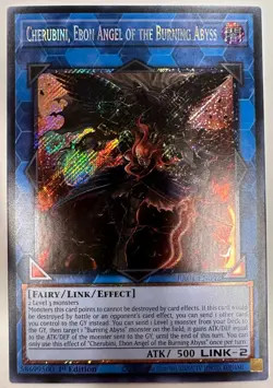 Yugioh! - Cherubini, Ebon Angel of the Burnung Abyss -RA01-EN042 Platinum Sec. R - Image 1