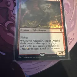 Ancient Copper Dragon CLB Non-Foil Card Near Mint Condition - Image 2
