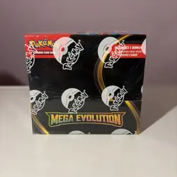 Pokemon Mega Evolution ENHANCED BOOSTER BOX Factory Sealed + Bonus Card - Image 1