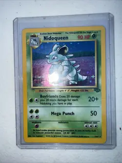 Nidoqueen 7/64 Holo Rare Jungle Pokemon Card - Image 1