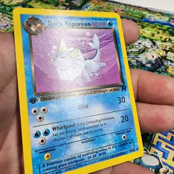 Dark Vaporeon 1st Edition 45/82 NM-Lp 2000 Pokemon Team Rocket WOTC Vintage Card - Image 2