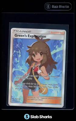 2019 POKEMON SUN & MOON UNBROKEN BONDS #209/214 GREEN'S EXPLORATION - Image 1