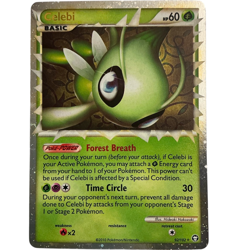 Celebi Pokemon TCG Basic Triumphant Holo Rare 92/102 Near Mint Card HP 60 - Image 1