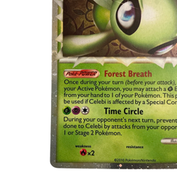 Celebi Pokemon TCG Basic Triumphant Holo Rare 92/102 Near Mint Card HP 60 - Image 4