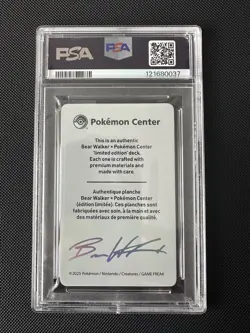 UMBREON PSA 10 2025 POKEMON CENTER X BEAR WALKER COLLECTION CARD - 1515/1600 - Image 4