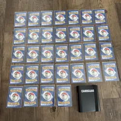 Complete Pokemon Fossil 1st Ed common/uncommon set (31-62) NM/LP + 40card binder - Image 3