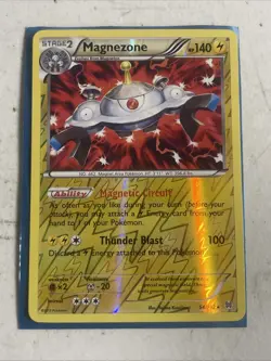 Magnezone Breakthrough 54/162 - Reverse Holo Rare - Pokemon TCG Card - Image 1