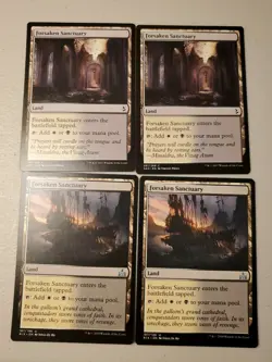 Mtg 4x Forsaken Sanctuary Various Sets Moderate Play - Image 1
