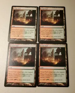 Mtg 4x Gruul Turf Various Sets Moderate Play - Image 1