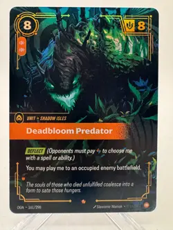Deadbloom Predator OGN 161/298 Epic Riftbound League of Legends B - Image 1