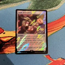 Sonic Screwdriver surge foil MTG single, Universes Beyond: Doctor Who 0791 Magic - Image 1