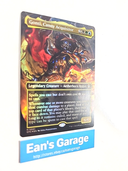 MTG Gonti, Canny Acquisitor 0001 OTC Outlaws of Thunder Mythic Rare Ext art - MN - Image 2