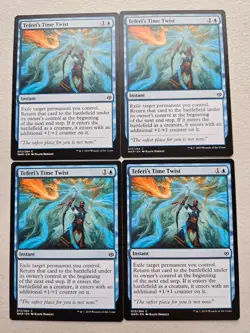 MTG 4x Teferi's Time Twist WAR 072/264 Light Play - Image 1