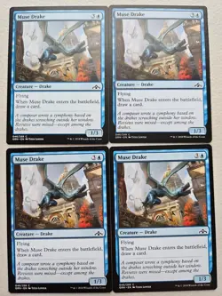 MTG 4x Muse Drake GRN 046/259 Light Play - Image 1