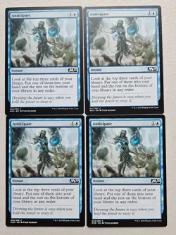 MTG 4x Anticipate M20 045/280 Light Play - Image 1