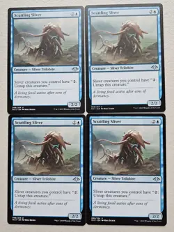 MTG 4x Scuttling Sliver MH1 068/254 Light Play - Image 1