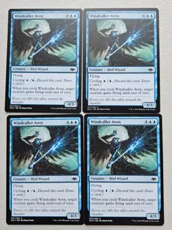 MTG 4x Windcaller Aven MH1 077/254 Light Play - Image 1