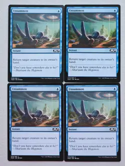 MTG 4x Unsummon M20 078/280 Light Play - Image 1