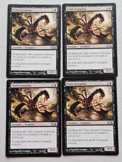 MTG 4x Giant Scorpion M13 94/249 Light Play - Image 1