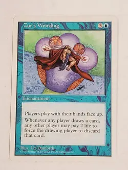 MTG Zur's Weirding (5th Edition/Blue/R) - BGM - Image 1