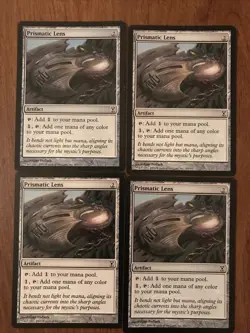 Prismatic Lens X4 Time Spiral Moderate Play MTG - Image 1