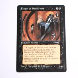 MTG Black - Keeper of Tresserhorn - Alliances - Summon - Image 1