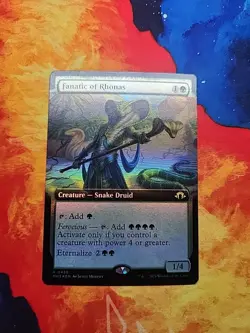 Fanatic of Rhonas (Extended Art) - Modern Horizons 3 (MH3) Foil - NM + Token - Image 1