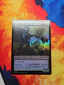 Fanatic of Rhonas (Extended Art) - Modern Horizons 3 (MH3) Foil - NM + Token - Image 3