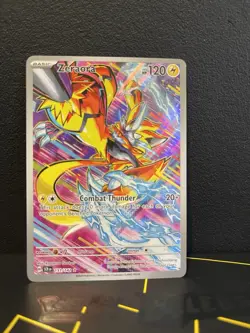 Pokemon TCG Stellar Crown Zeraora 151/142 Illustration Rare Near Mint Condition - Image 1