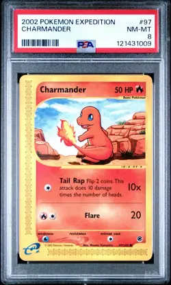 (PSA 8) Pokemon: Expedition - Charmander #97 - Image 1