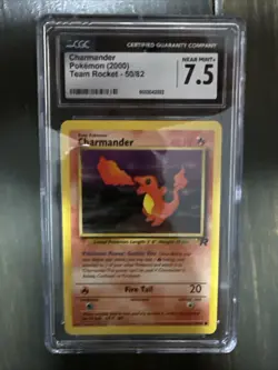 2000 Pokemon Team Rocket 50/82 Charmander - Image 1
