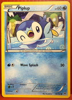 Piplup #36/162 XY - BREAKthrough - Pokemon TCG - Image 1
