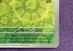 Dwebble 6/182 | Paradox Rift | Reverse Holo | Pokemon (NM) - Image 5