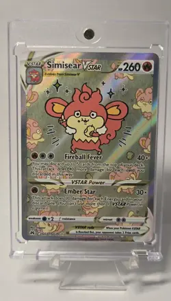 Simisear VSTAR GG37 Crown Zenith Galarian Gallery Ultra Rare NM 🔥 Pokemon TCG - Image 1