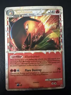 Pokemon - Typhlosion Prime - HGSS09 - Ultra Rare - Black Star Promo - Vintage - Image 1