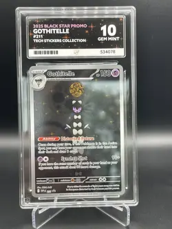 Ace Graded 10 Gem Mint Pokemon Gothitelle SVP #211 - Image 1