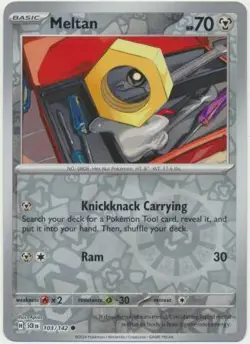 MELTAN 103/142 STELLAR CROWN POKEMON (REVERSE HOLO, NM) - Image 1