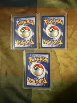 ALL 3 HOLO Legendary Birds Zapdos Moltres Articuno - 1999 Pokemon Fossil - Image 2