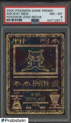 2000 Pokemon Game Promo Ancient Mew 2000 Movie PSA 8 NM-MT - Image 1