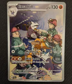 Pokemon Excadrill 174/162 SV05: Temporal Forces - Special Illustration Rare SIR - Image 1