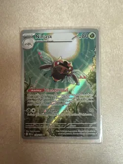 Pokemon TCG Ninjask 137/132 Mega Evolution Illustration Rare - Image 1