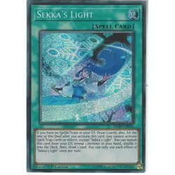 Sekka's Light Yu-Gi-Oh! MP19-EN041 1st Secret Rare - Image 1