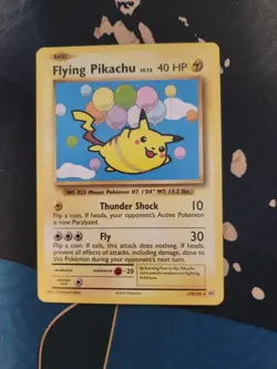 Flying Pikachu 110/108 Evolutions Regular Pokemon Trading Card Game - Image 1