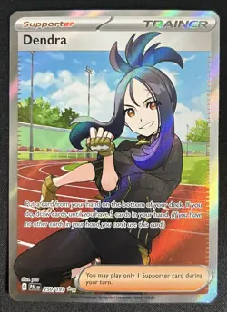 Dendra 250/193 Paldea Evolved Full Art Ultra Rare Holo Pokemon TCG Card NM - Image 1