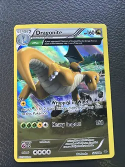 Pokemon TCG Dragonite Roaring Skies Reverse Holo Rare Card 52/108 - Image 1