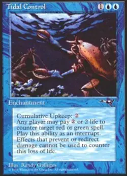 Tidal Control ~ Near Mint Alliances MTG Magic UltimateMTG Blue Card - Image 1