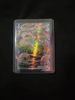 Pokemon TCG Snorlax VMAX Holo Ultra Rare Card 142/202 Sword & Shield - Image 1